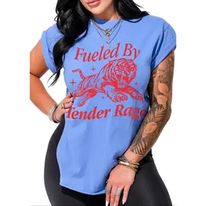 FUELED BY TENDER RAGE SIDE SLIT TEE