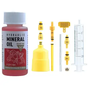 60ml/2oz High Performance Bike Brake Mineral Oil, Hydraulic Brake Fluid Compatible with Shimano & Tektro, Premium Bicycle Maintenance Liquid, Professional Cycling Accessory for Hydraulic Brake System Care
