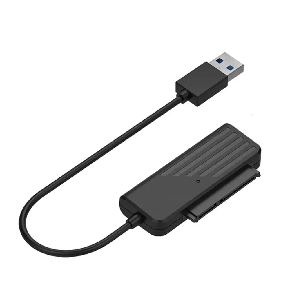 USB 3.0 (Type-C Optional) to SATA III Hard Drive Converter Cable with UASP Adapter - Multi-System Compatible (Windows/Linux/Mac/Android OTG) for 2.5" SSD/HDD, PC, Laptop & Type-C Smartphones.