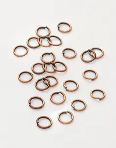 Smooth Jump Ring, 8mm, 18ga, (32pcs)