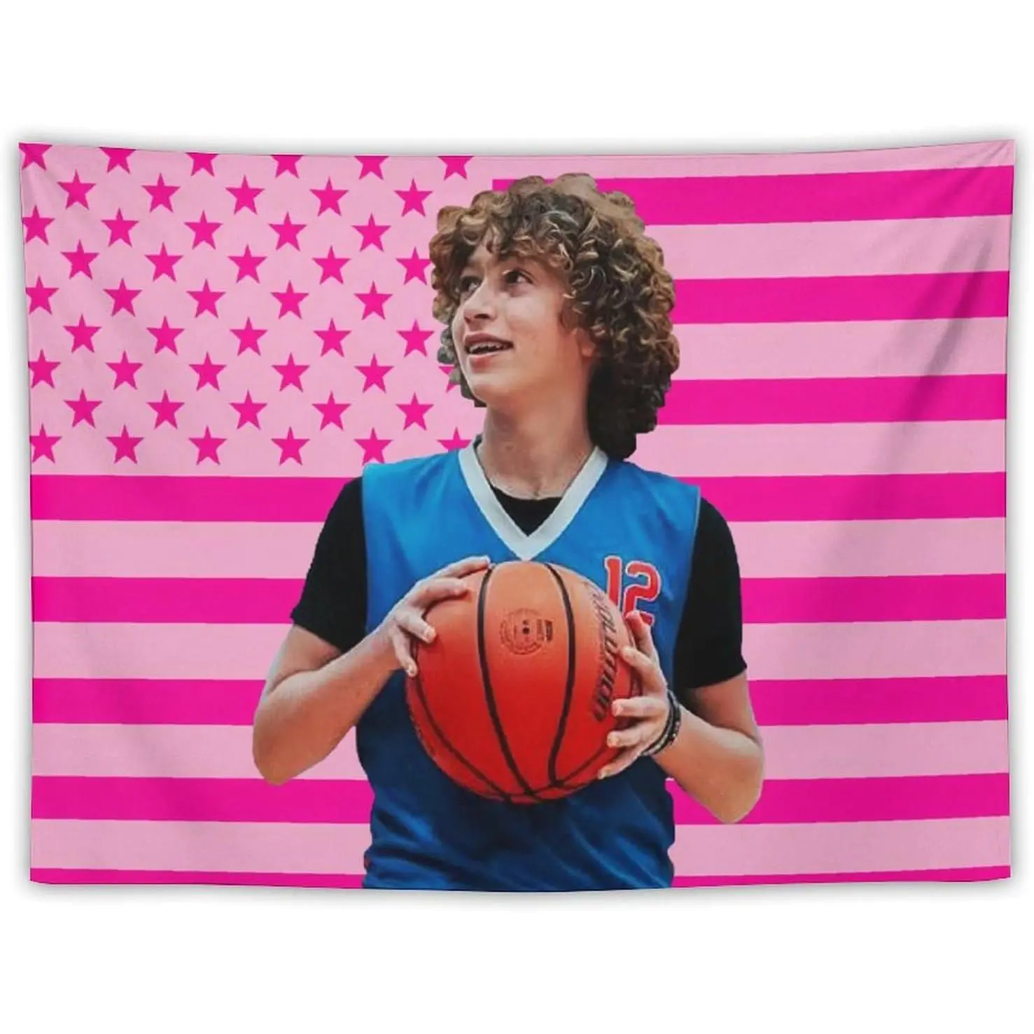 Nelson Neumann High-Quality Merch American Pink Celebrity & Decoration Themed Funny Wall Tapestry - Fashion Bedroom Decor Indoor Dorm Accessory, Aesthetic Home Supply, 30"x40", Hd Quality