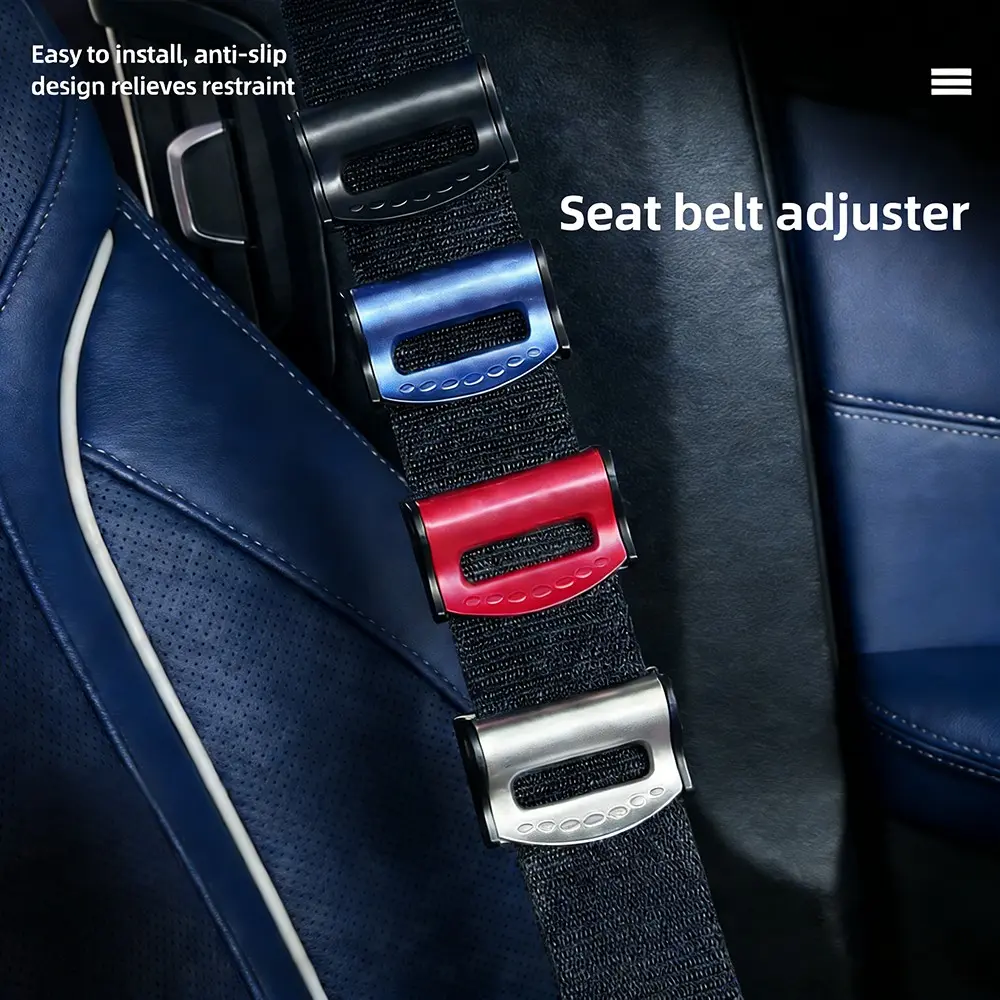 Adjustable Car Seat Belt Clip, Safety Restraint Buckle for Pregnant Women & Children, Anti-Choking Design, Comfort Fit