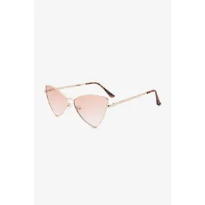 Metal Frame Cat-Eye Sunglasses