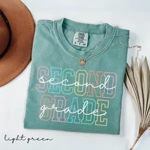 Comfort Colors Second Grade Teacher TShirt, 2nd Grade Teacher TShirt, 2nd Grade T-Shirt, Second Grade T-Shirt, Elementary School, Teaching Tee