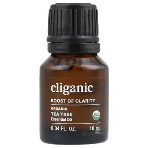 Cliganic Boost of Clarity™, Organic Essential Oil, Tea Tree, 0.34 fl oz (10 ml)