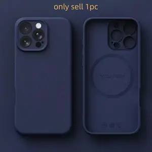 Simple Skin Feel liquid silicone Magnetic（Strong Magnet) Smartphone Case, Suitable for iPhone 17 17Air 17Pro 17Pro Ma 16 16pro 16proMax   16 plus15 15Pro 15ProMax 14 14Pro 14ProMax 13 13Pro 13ProMax 12 12Pro 12ProMax 11