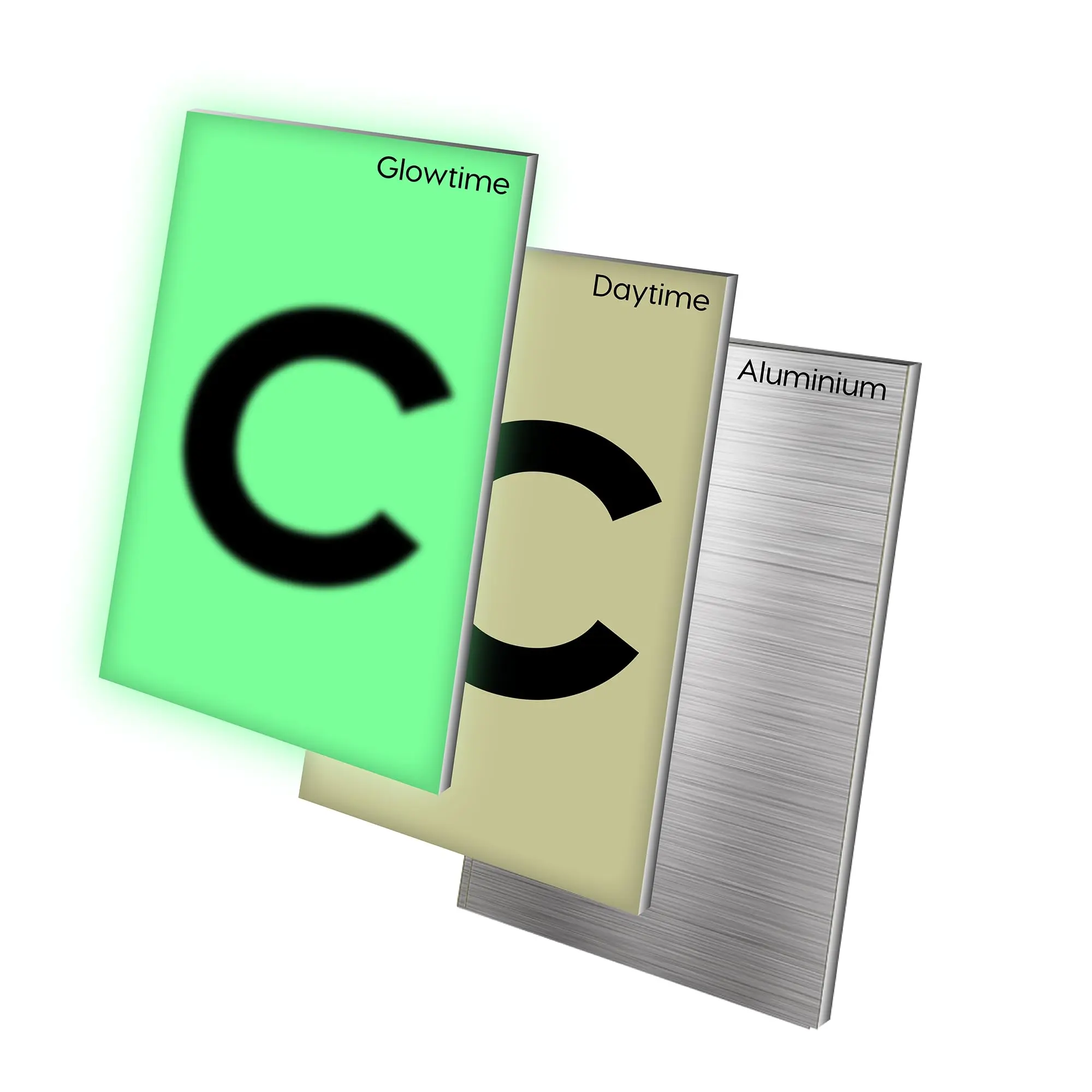 House Letters & Numbers for Outside Light Up Solar - Solar House Letters for Outside on Mailbox or Sign - Glow In The Dark Lighted Letter A to D - Illuminated for Easy Address Discovery