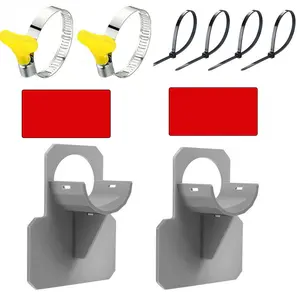 Swimming Pool Pipe Holder, 2pcs Pool Hose Support Bracket for Above Ground Pools, Prevents Pipes Sagging, Essential Pool Maintenance Accessory, Pool Hoses Support