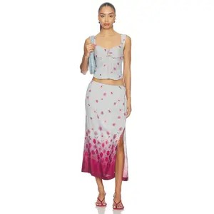 Free People Of The Season Set in Dusty Blue Combo