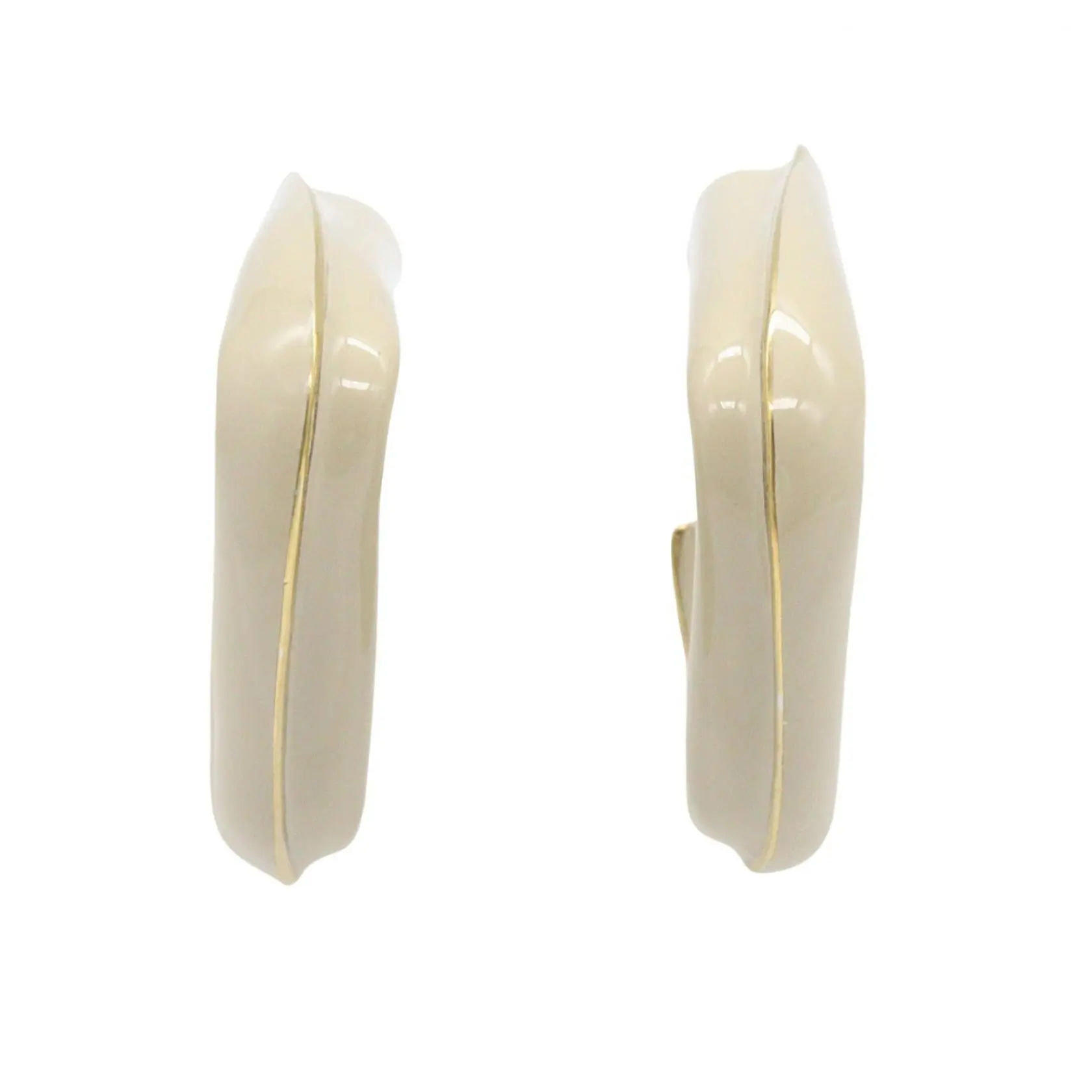 Pre-owned BOTTEGA VENETA Sterling Silver 925 (Ag925) Small Leather Goods Triangle Silver Earrings
