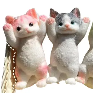 13cm Cute Cat Squishy Toy Slow Rebound Soft Foam Fidget Squeeze Toy Novelty Desk Toy Gift for Kids