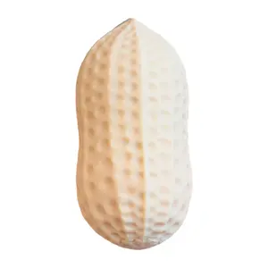 Explorinox 1/3/5Pcs 3.94in Peanut Shaped Squeeze Toy Stress Relief Peanut Fidget Toy Hand Exercise Relaxation Stress Ball Simulated Food Sensory Toy
