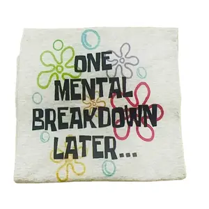 Gildan One mental breakdown later Unisex T-Shirt - Slim-Fitting Soft Gildan 50/50 DryBlend Fabric Sublimation