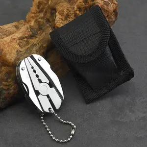 Mini Multifunctional Outdoor Pliers, Multipurpose Tool, Compact Tool Kit, Smart Pliers Bottle Opener, Dual-Sided Polishing, Ideal for Camping, Outdoor Multifunctional Tools