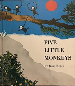 USED-Five Little Monkeys by Juliet Kepes (Hardcover)
