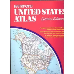 USED Book - Hammond United States Atlas (Gemini Edition) by Hammond Incorporated (Paperback) - english