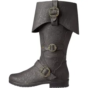 Caribbean Pirate Halloween Cosplay Unisex Costume Boots