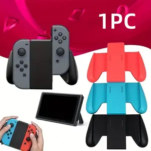 New Switch Handle Grip Stand, Oled Joycon Left Right Handle Grip Stand, Ns Accessories, Comfortable Gaming Controller Holder, Console Accessories, Joy Con Design, Game Controller