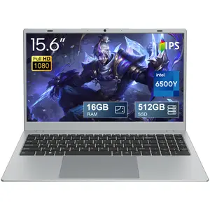 Laptop 15.6 Inch Intel Pentium Gold 6500Y 13th Gen up to 3.4GHz 16GB RAM 512GB SSD 1920x1080 FHD Display Camera Privacy Shutter Slider Fast Performance Notebook for Everyday Work Entertainment