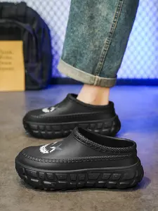 Unisex Clogs, Adjustable Heel Strap, 2-In-1 Wear, Non-Slip Wear-Resistant Platform, Summer Outdoor Slippers