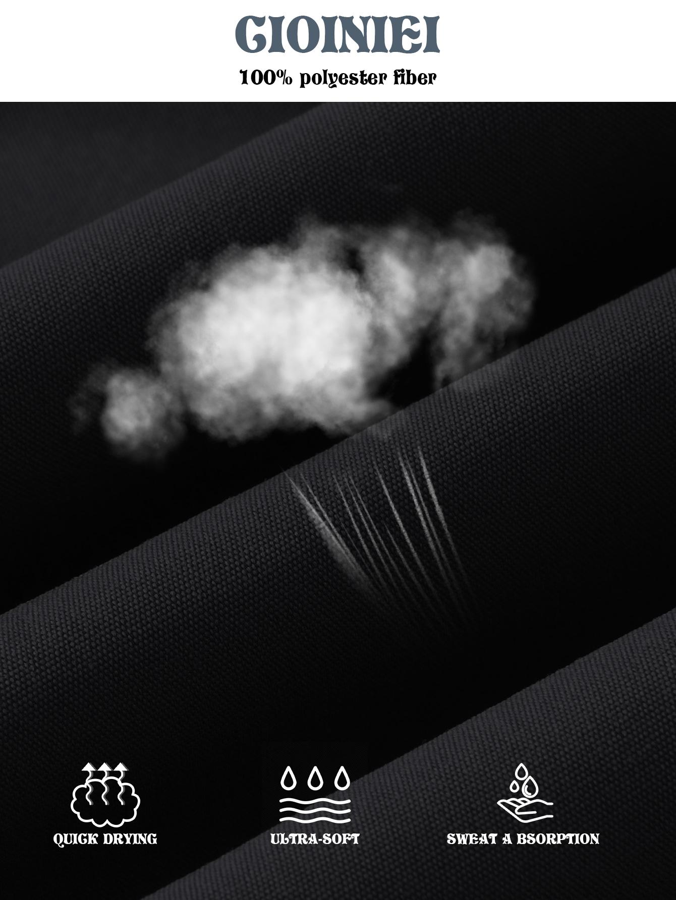 CCCMAI Men's Cargo Pants with Multiple Pockets Durable Polyester Machine Washable Perfect for Hiking Outdoor Activities Breathable Comfortable Loose Fit Long Pants Casual Day Zipper Soft Plain Menswear Trouser