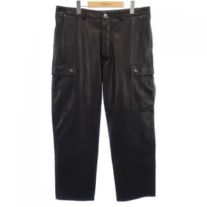 Pre-owned Chrome Hearts Calfskin Small Leather Goods DEVIL DOG Pants