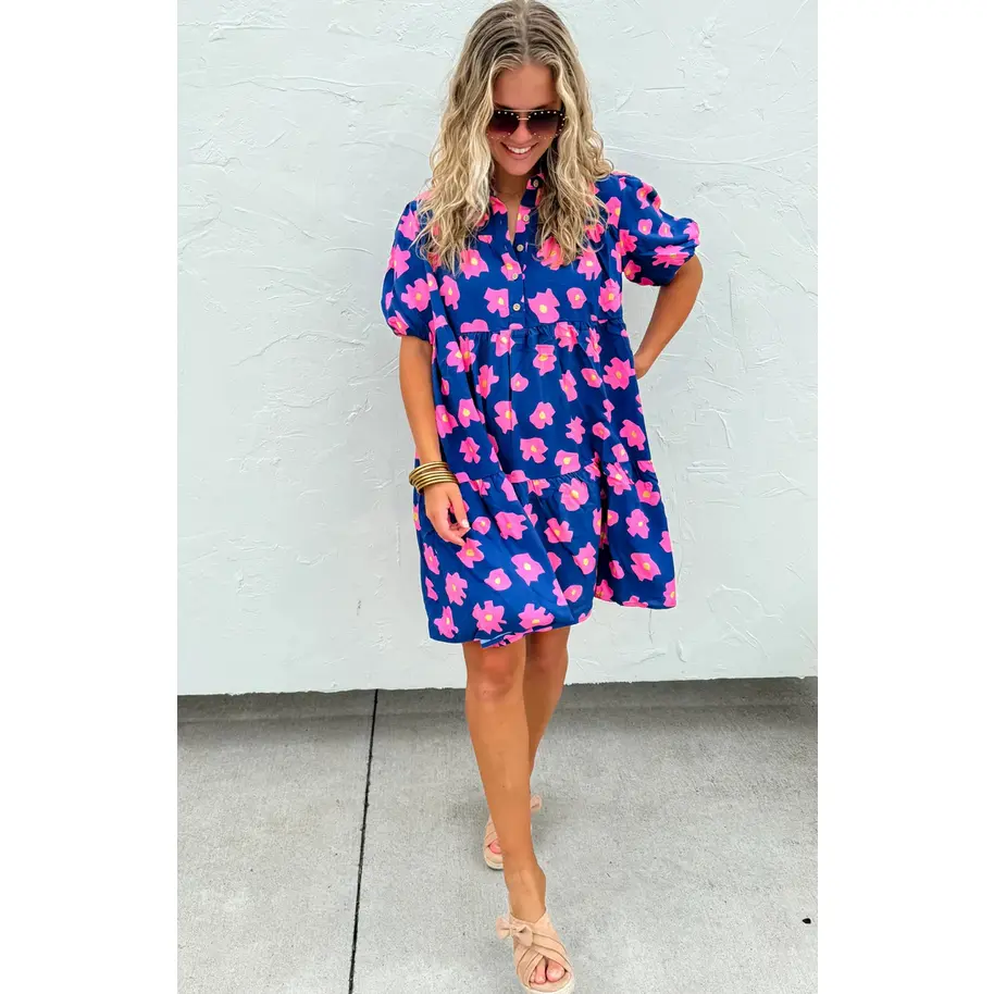 Summer Blooms Floral Dress