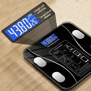 Smart Scale for Body Weigh, BMI, and Body Fat Composition, Bluetooth & App Connectivity - Weighing Scale Smart High Accuracy