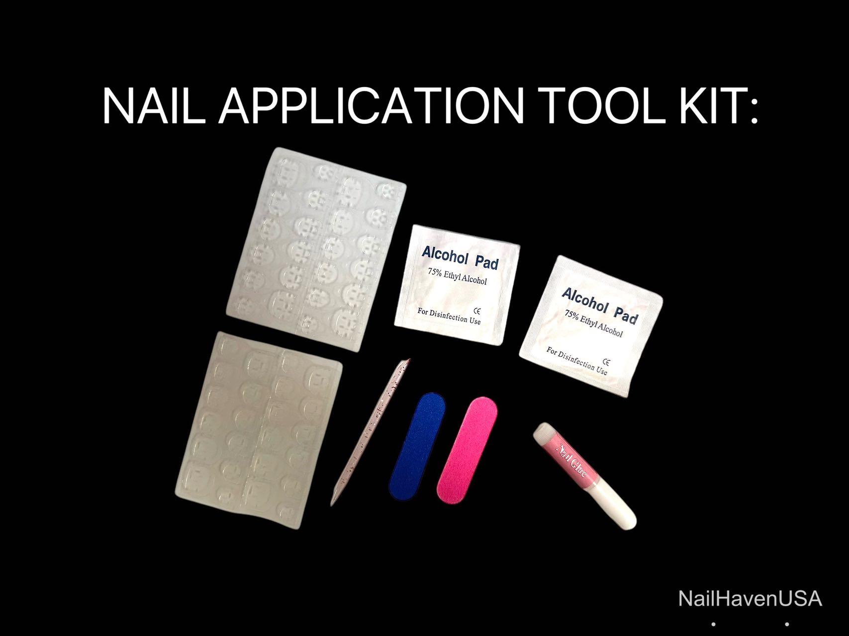 NailHaven| Short Almond Continued Collection - 10 Pcs Handmade Press-On Nails| Cute Acrylic Nails, High Quality Reusable