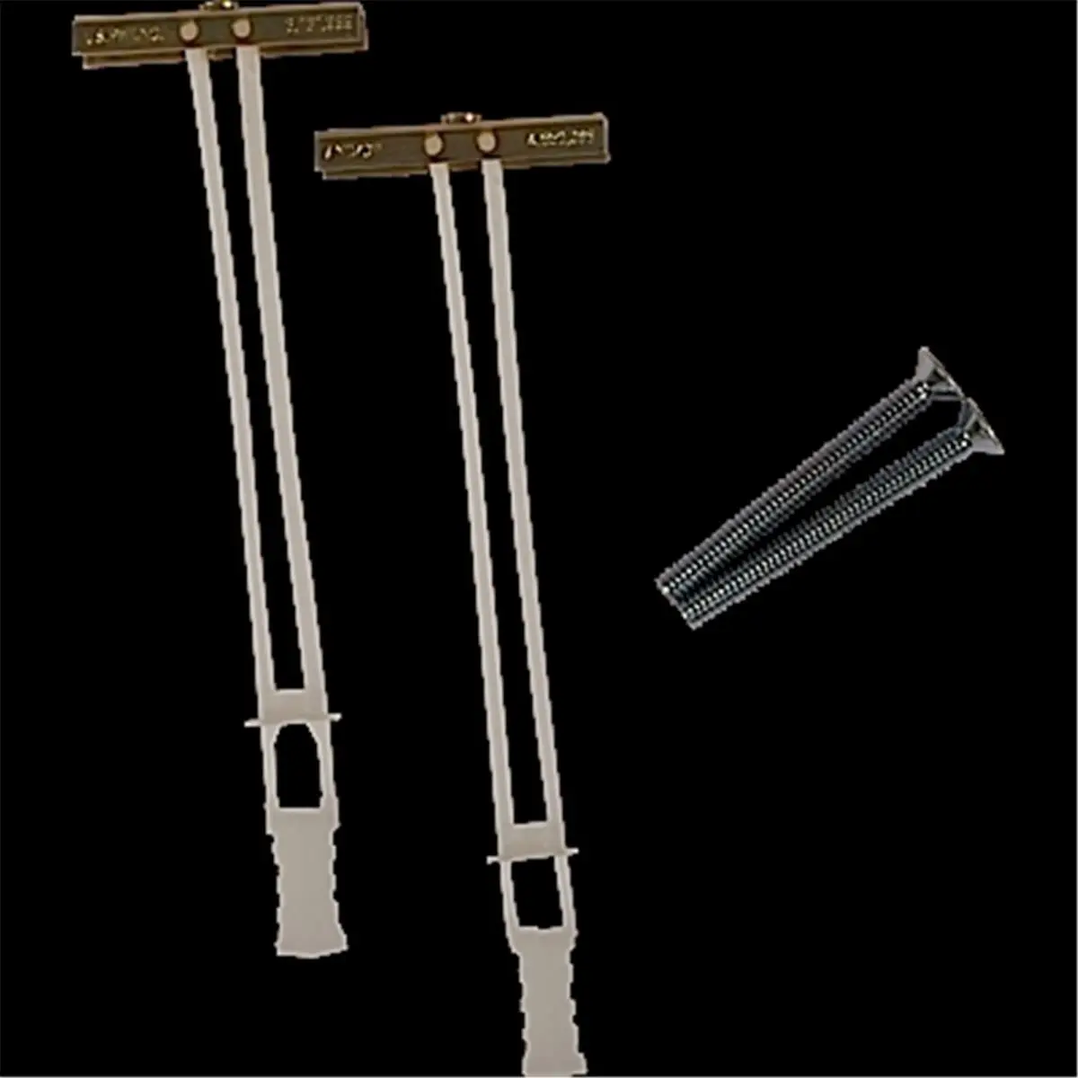 212 MAIN Toggle Anchor Hardware, 1/4 x 2 1/2 inch for Drywall Mounting, Shelf Installation and Metal Studs, Bolts, 1 Lbs, Metal Toggle, Machine Bolt, Toggle Shape
