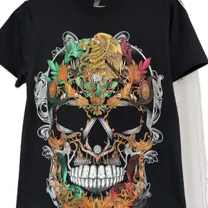 Calavera Bandera - Traditional Mexican Flag Tshirt