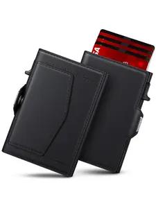 Men's Wallet Front Pocket RFID Theft Proof Blocking Credit Card Holder Organizer, Stylish Minimalist Design, Durable & Secure Storage Solution for Men