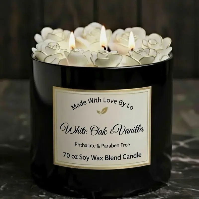 BIG ASS CANDLE BOUQUET (White Oak & Vanilla)