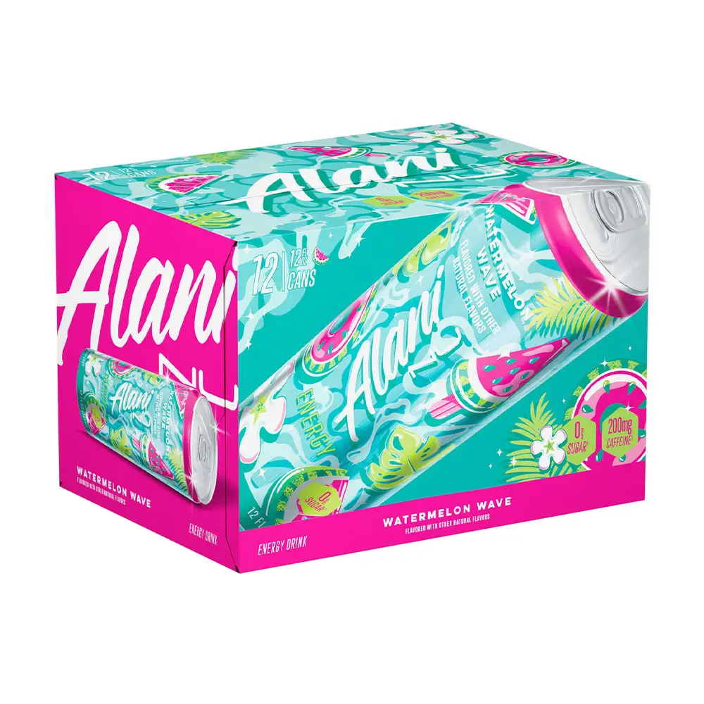 Alani Nu Energy Drink - Sugar Free, Low Calorie | 200mg Caffeine | w/ Antioxidants, Biotin B Vitamins | Zero Sugar | 10 Calories | 12 Fl Oz Cans 12pk