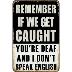 Funny Man Cave Room Signs Men Accessories Sign For Garage Home Bedroom Bar Wall Decor Vintage Plaque Decor 12x8 Inch