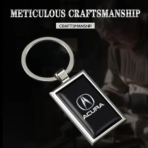 1Pcs Zinc Alloy Car Keyring Auto Logo Keychain Pendant Decoration For Acura ADX RDX ZDX Integra NSX MDX TLX CDX ILX RLX TL RL