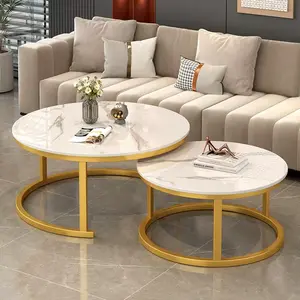 2-piece combination coffee table, multifunctional, stylish and simple living room table, suitable for living room, study, bedroom, office