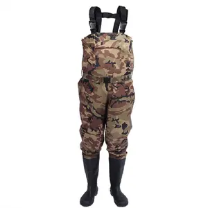 Chest Wader, Hunting Fishing Waders for Men Women, Waterproof Nylon with Boot Insulated Neoprene Kids Retro Women's Tri Taupe Woodland