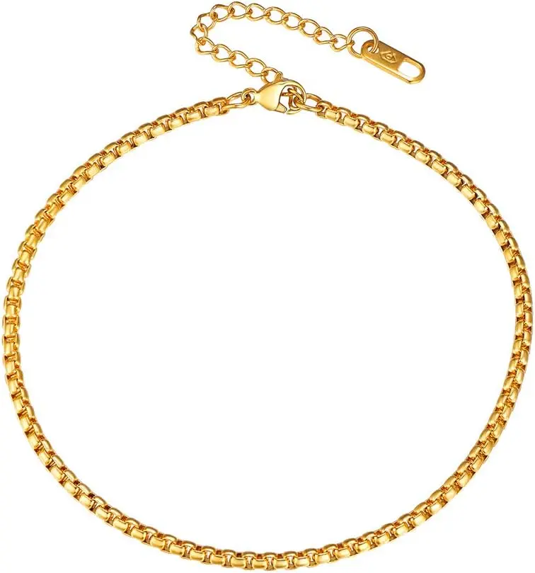 F: gold-box chain-3mm