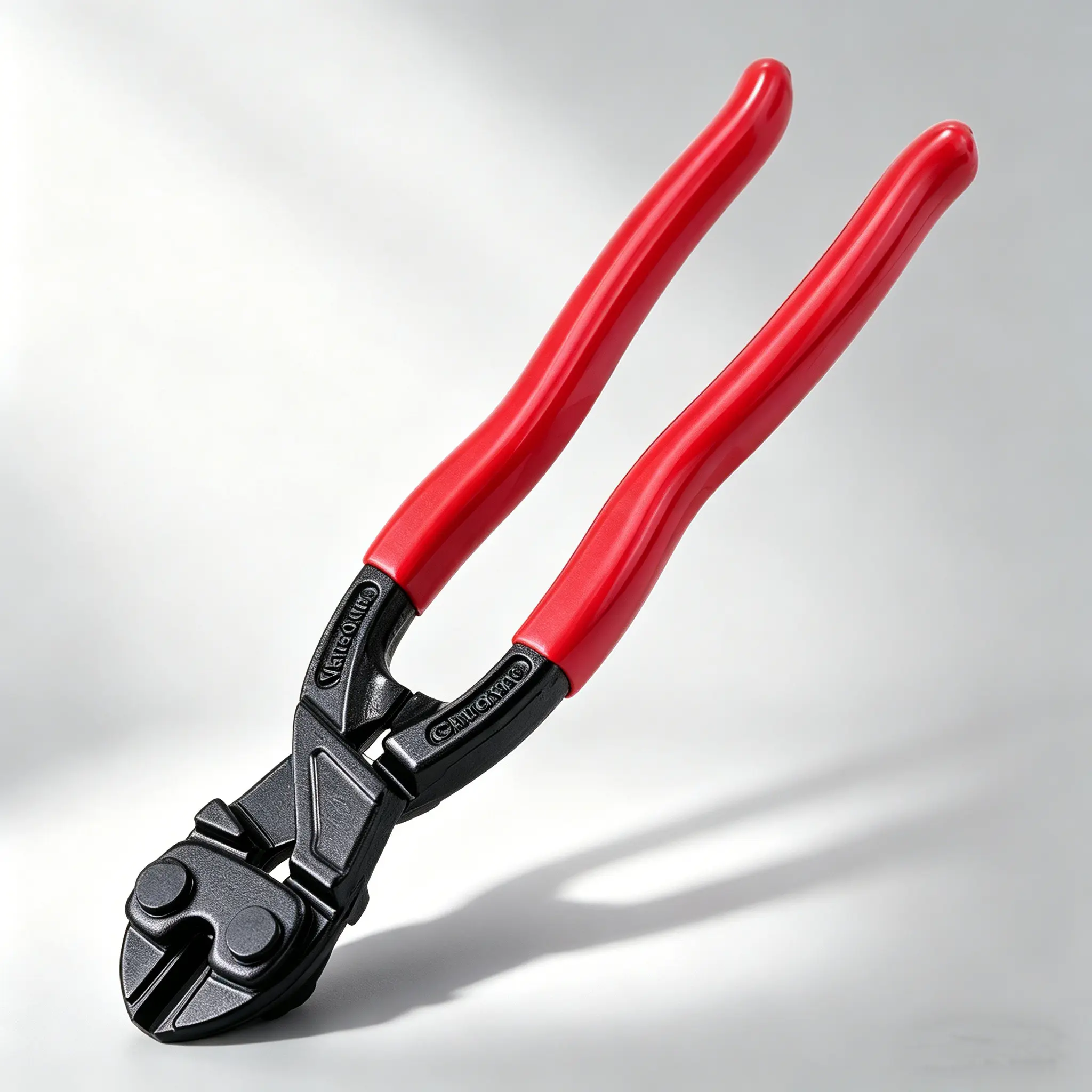 Lineman's 8-Inch Heavy-Duty Mini Bolt Cutters, Cable Shears Tools with Fully Forged 1-Piece Quenched Body, Eccentric Force-Saving Design for Effortless Work