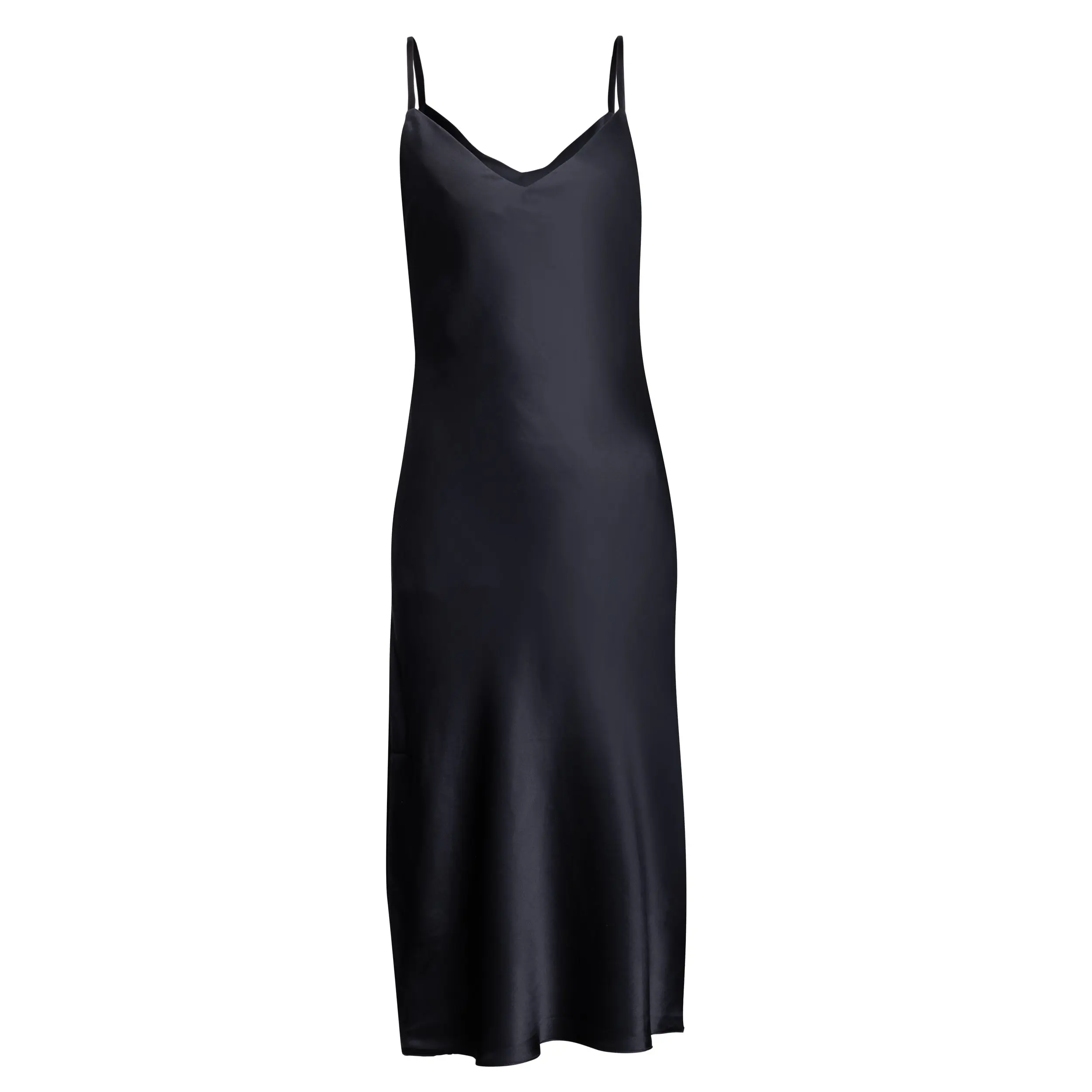 silk chemise in noire
