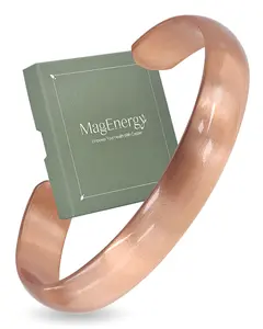 MagEnergy Copper Bracelet for Men & Women — 100% Pure Copper Bracelets — Handmade Tibetan Bracelet Cuff Bangles