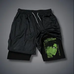 [Vtg90s] Double-Layer Sports Shorts Graphic Shorts Black Shorts Camo Shorts Streetwear Shorts Men Outfits Men Short Shorts Vacation Outfits Shorts