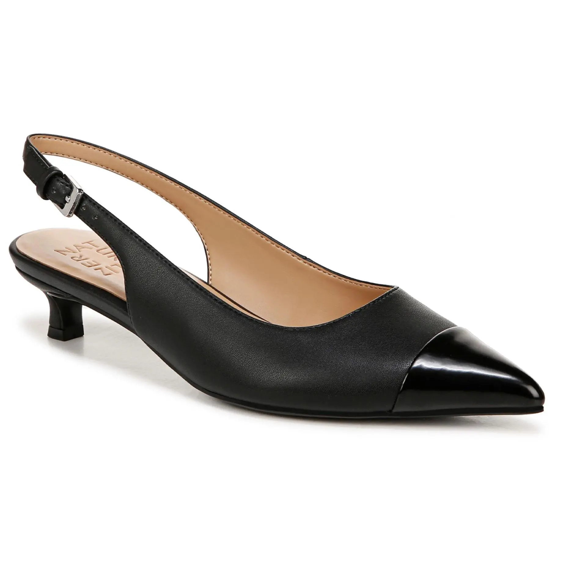 Naturalizer Slingback Comfort Kitten Heels - Gazing