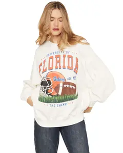 Gameday Women's Florida Gators Helmet Embroidered Graphic Crewneck - Flor-Malonemm-Ofc405
