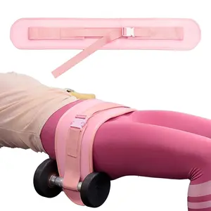 Hip Thrust Belt,  Hip Thrust Belt for Dumbbells Heavy, Booty Belt for Hip Thrust, Slip-Resistant Padding Hip Thrust Belt for Gym or Home Workouts, Hip Thrust Band for Dumbbell Kettlebell Plate, Weight Lifting Belt