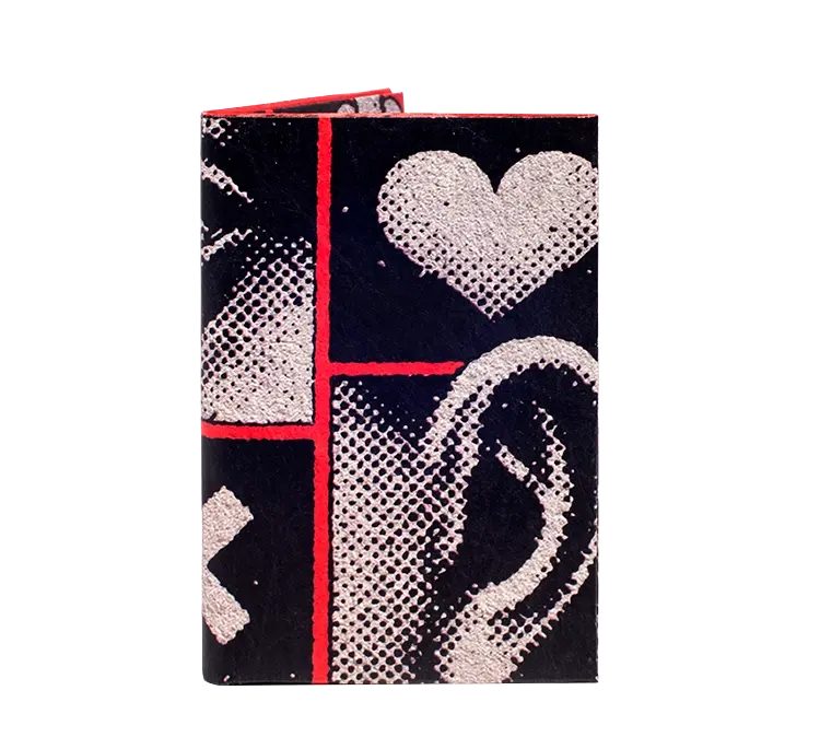 WRECKAGE Micro Wallet - Slim 1.3mm, Waterproof, Eco-Friendly, RFID Protection, Holds 8 Cards & Cash, Compact Design, Artist Designed