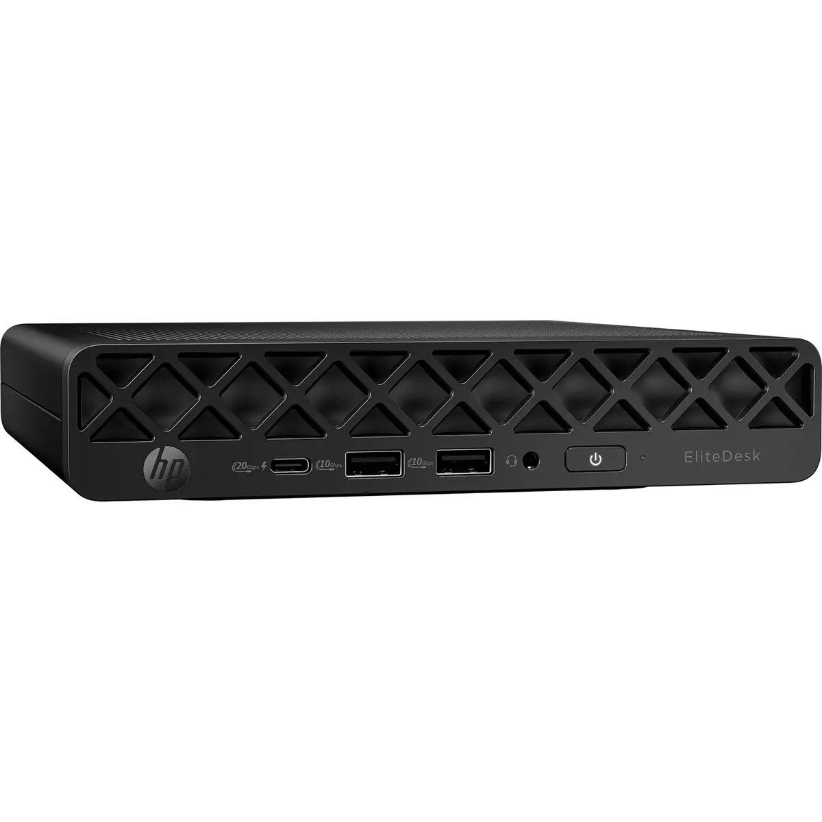 HP EliteDesk 8 G1i Mini Desktop PC, Intel Core Ultra 7 265T 1.5GHz, 16GB RAM, 512GB SSD, Windows 11 Pro, Jack Black
