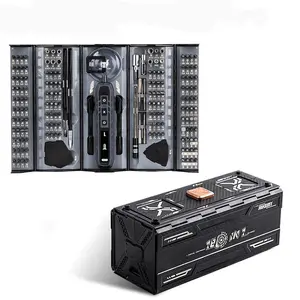 181 in 1 Electric Screwdriver Set, USB Rechargeable Electric Screwdriver with 3 Torque Settings, Professional Repair Tool Kit for Phone/Laptop/Camera/Watch