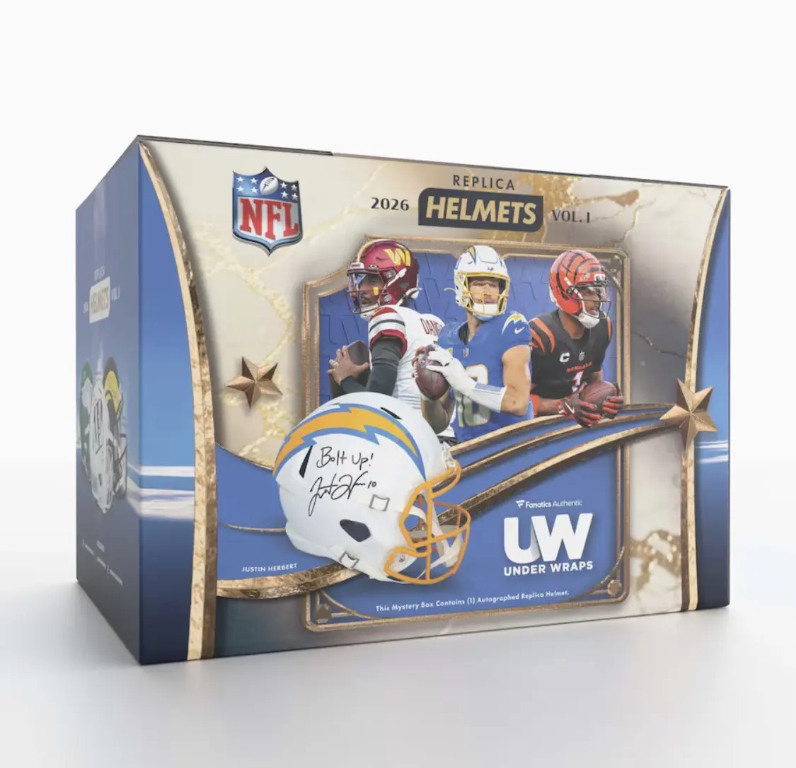 (1) PYT 2 Football Cards Fanatics FS Replica Under Wraps
